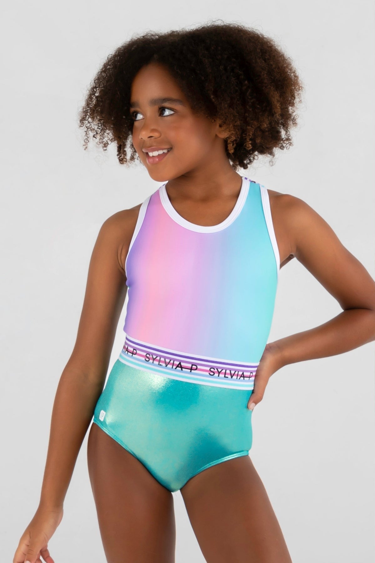 LIMITED SylviaP Sylvia P Gymnastics Dance Leotard CL Large outlet 12 ULTRA SOFT *defect